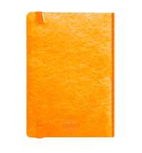 Ежедневник недатированный Boomer, А5,  оранжевый, кремовый блок в линейку, без обреза