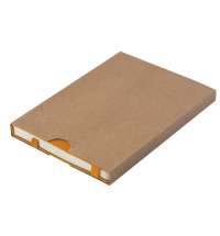 Ежедневник недатированный Boomer, А5,  оранжевый, кремовый блок в линейку, без обреза