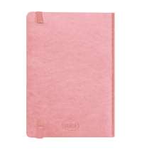 Ежедневник недатированный Boomer, А5,  светло-розовый, кремовый блок в линейку, без обреза