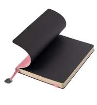 Ежедневник недатированный Boomer, А5,  светло-розовый, кремовый блок в линейку, без обреза