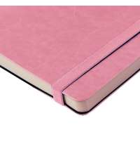 Ежедневник недатированный Boomer, А5,  светло-розовый, кремовый блок в линейку, без обреза