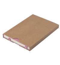 Ежедневник недатированный Boomer, А5,  светло-розовый, кремовый блок в линейку, без обреза