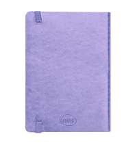 Ежедневник недатированный Boomer, А5,  сиреневый, кремовый блок в линейку, без обреза