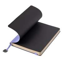 Ежедневник недатированный Boomer, А5,  сиреневый, кремовый блок в линейку, без обреза