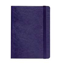 Ежедневник недатированный Boomer, А5,  фиолетовый, кремовый блок в линейку, без обреза