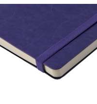 Ежедневник недатированный Boomer, А5,  фиолетовый, кремовый блок в линейку, без обреза