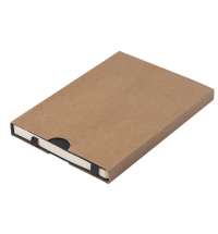 Ежедневник недатированный Boomer, А5,  черный, кремовый блок в линейку, без обреза