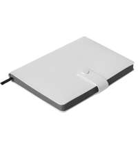 Ежедневник недатированный Stellar, А5, белый, кремовый блок  в линейку, с серым обрезом