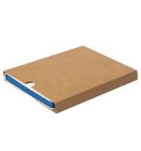 Ежедневник недатированный Stellar, А5, белый, кремовый блок  в линейку, с темно-синим обрезом