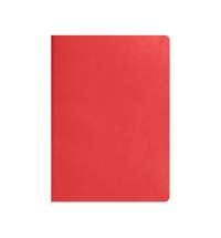 Ежедневник недатированный Tony, А5, красный, кремовый блок в клетку