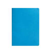 Ежедневник недатированный Tony, А5, лазурный, кремовый блок в клетку