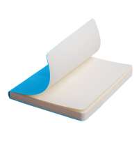 Ежедневник недатированный Tony, А5, лазурный, кремовый блок в клетку