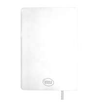 Ежедневник недатированный Pulpy, А5,  белый, кремовый блок в линейку, белый срез