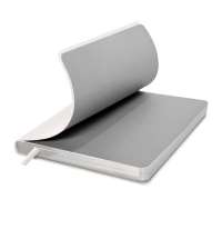 Ежедневник недатированный Pulpy, А5,  белый, кремовый блок в линейку, белый срез