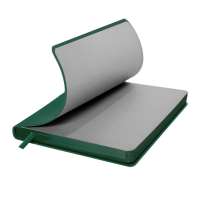 Ежедневник недатированный Pulpy, А5,  зеленый, кремовый блок в линейку, зеленый срез