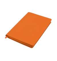 Ежедневник недатированный Pulpy, А5,  оранжевый, кремовый блок в линейку, оранжевый срез
