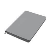 Ежедневник недатированный Pulpy, А5,  светло-серый, кремовый блок в линейку, светло-серый срез