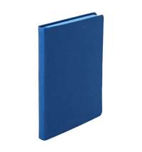 Ежедневник недатированный Pulpy, А5,  синий, кремовый блок в линейку, синий срез