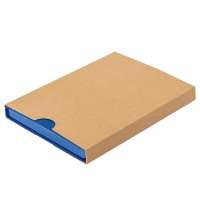 Ежедневник недатированный Pulpy, А5,  синий, кремовый блок в линейку, синий срез