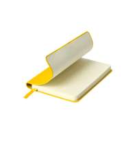 Ежедневник недатированный SALLY, A6, желтый, кремовый блок в линейку