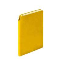 Ежедневник недатированный SALLY, A6, желтый, кремовый блок в линейку