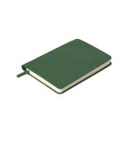 Ежедневник недатированный SALLY, A6, темно-зеленый, кремовый блок в линейку