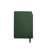 Ежедневник недатированный SALLY, A6, темно-зеленый, кремовый блок в линейку