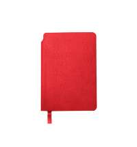 Ежедневник недатированный SALLY, A6, красный, кремовый блок в линейку