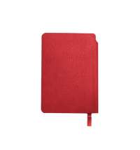 Ежедневник недатированный SALLY, A6, красный, кремовый блок в линейку