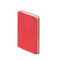 Ежедневник недатированный SALLY, A6, красный, кремовый блок в линейку