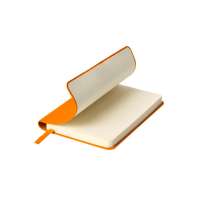 Ежедневник недатированный SALLY, A6, оранжевый, кремовый блок в линейку