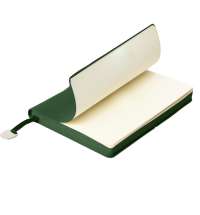 Ежедневник недатированный Fusion, А5, зеленый, кремовый блок в линейку