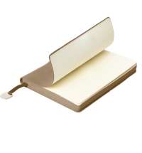 Ежедневник недатированный Fusion, А5, светло-коричневый, кремовый блок в линейку