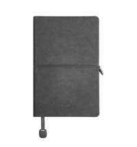 Ежедневник недатированный Fusion, А5, темно-серый, кремовый блок в линейку