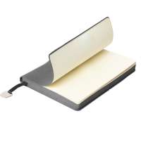 Ежедневник недатированный Fusion, А5, темно-серый, кремовый блок в линейку