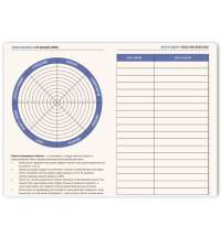 Ежедневник недатированный Fusion, А5, синий, кремовый блок в линейку