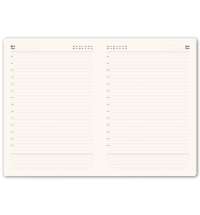 Ежедневник недатированный Fusion, А5, синий, кремовый блок в линейку