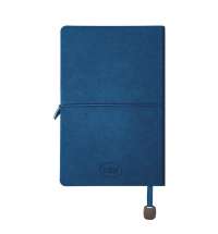 Ежедневник недатированный Fusion, А5, синий, кремовый блок в линейку