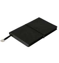 Ежедневник недатированный Fusion, А5, черный, кремовый блок в линейку