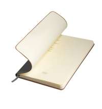 Ежедневник недатированный SIMPLY FLEX, А5,  серый, кремовый блок, в линейку