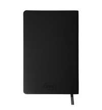 Ежедневник недатированный SIMPLY FLEX, А5,  черный, кремовый блок, в линейку
