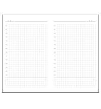 Ежедневник недатированный SIMPLY FLEX, А5,  черный, кремовый блок, в клетку