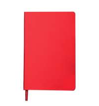 Ежедневник недатированный SIMPLY FIRM, А5,  красный, кремовый блок, в линейку