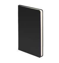 Ежедневник недатированный SIMPLY FIRM, А5,  черный, кремовый блок, в линейку