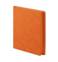 Ежедневник недатированный Solas, формат А5, с магнитом, оранжевый, кремовый блок в линейку