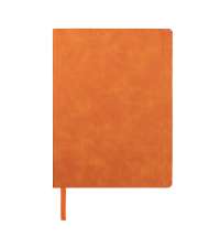 Ежедневник недатированный Solas, формат А5, с магнитом, оранжевый, кремовый блок в линейку