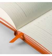 Ежедневник недатированный Solas, формат А5, с магнитом, оранжевый, кремовый блок в линейку