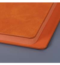 Ежедневник недатированный Solas, формат А5, с магнитом, оранжевый, кремовый блок в линейку