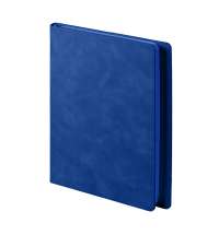 Ежедневник недатированный Solas, формат А5, с магнитом синий ройал, кремовый блок  в линейку