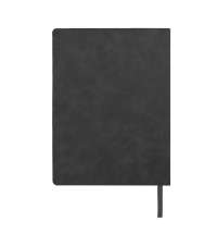 Ежедневник недатированный Solas, формат А5, с магнитом темно-серый, кремовый блок в линейку